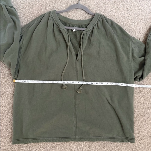 Aerie Olive Green Easy Street Pullover Sweater - Picture 7 of 12